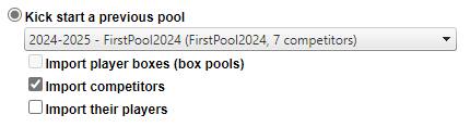 Kick start last year's pool in 2 minutes